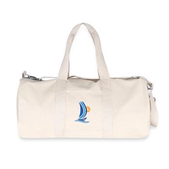 Voilier Voilier Voilier Mer - Sac de sport en toile recyclée Stanley/Stella - blanc naturel - Devant