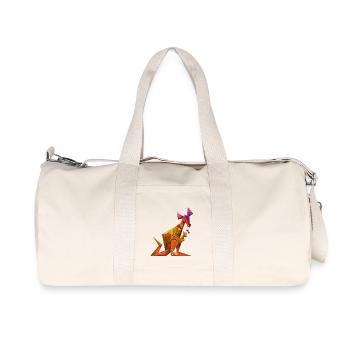 kangaroo - Recycled Canvas Sports Bag by Stanley/Stella - natural - Front