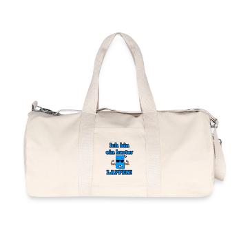 "Ich bin ein harter Lappen" Tshirt - Geschenkidee - Recycelte Canvas-Sporttasche von Stanley/Stella - Naturweiß - Vorne