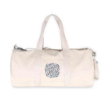 hammerhead shark shovelhead fish dive diver diving - Recycled Canvas Sports Bag by Stanley/Stella - natural - Front