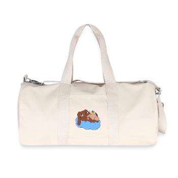 Hasi auf wolke - Recycelte Canvas-Sporttasche von Stanley/Stella - Naturweiß - Vorne