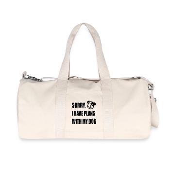 Chien amoureux de chien chien amoureux chiens - Sac de sport en toile recyclée Stanley/Stella - blanc naturel - Devant