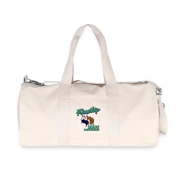 Chiens d'amitié - Sac de sport en toile recyclée Stanley/Stella - blanc naturel - Devant