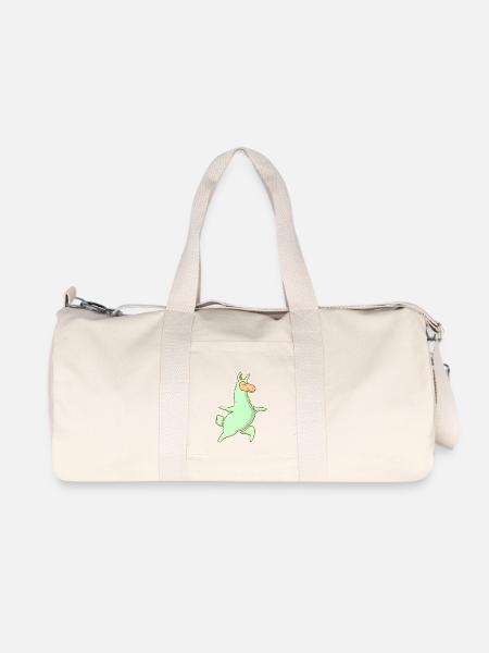 Lama - Recycelte Canvas-Sporttasche von Stanley/Stella - Naturweiß