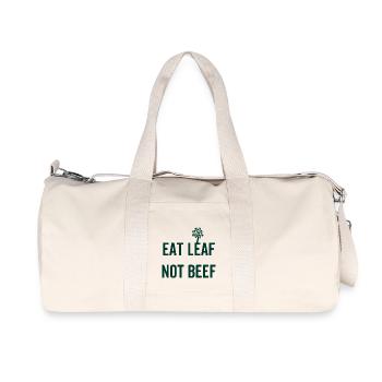 Idée de cadeau de végétarien végétarien - Sac de sport en toile recyclée Stanley/Stella - blanc naturel - Devant