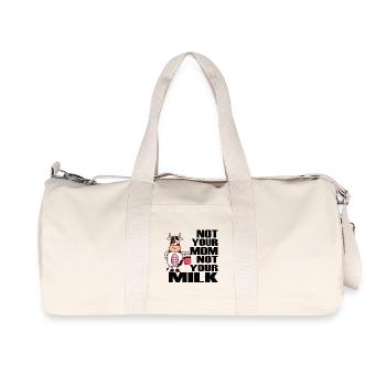 Lustige Sprueche vegan veganer veganerin Geschenk - Recycelte Canvas-Sporttasche von Stanley/Stella - Naturweiß - Vorne