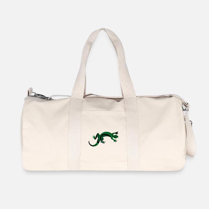 Gecko - Recycelte Canvas-Sporttasche von Stanley/Stella - Naturweiß