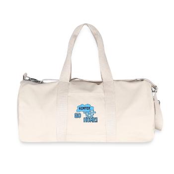 Neige d’hiver drôle de cadeau - Sac de sport en toile recyclée Stanley/Stella - blanc naturel - Devant