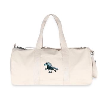 Drôle Islandais Cheval - Islande Cheval - Sac de sport en toile recyclée Stanley/Stella - blanc naturel - Devant