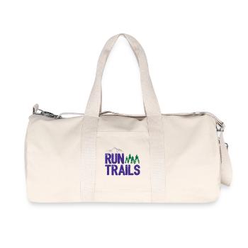 Run Trails - Recycled Canvas Sports Bag by Stanley/Stella - natural - Front