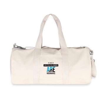Ophthalmologists Are Visionaries - Black - Recycelte Canvas-Sporttasche von Stanley/Stella - Naturweiß - Vorne