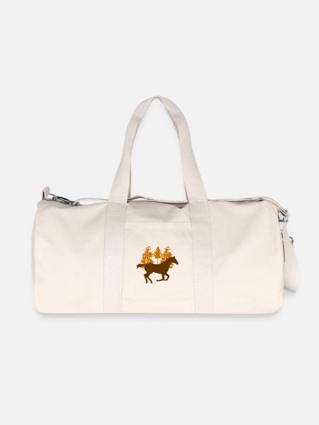 Pferd - Recycelte Canvas-Sporttasche von Stanley/Stella - Naturweiß