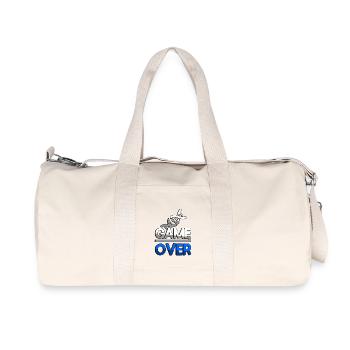 GAME OVER (Bleu) + ADN - Jeux - Sac de sport en toile recyclée Stanley/Stella - blanc naturel - Devant