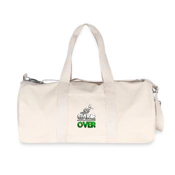 GAME OVER (Vert) + ADN - Jeux - Sac de sport en toile recyclée Stanley/Stella - blanc naturel - Devant