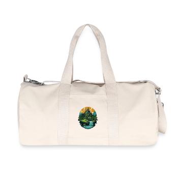 Paysage - Sac de sport en toile recyclée Stanley/Stella - blanc naturel - Devant
