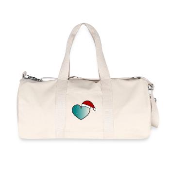 CHRISTMAS. YEAR. ANNIVERSARY. RETIREMENT. DAD. MAMAM. - Recycled Canvas Sports Bag by Stanley/Stella - natural - Front