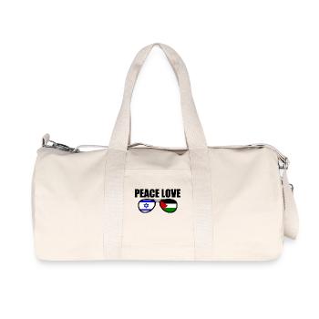 Paix pour la Palestine Libre Israël - Sac de sport en toile recyclée Stanley/Stella - blanc naturel - Devant