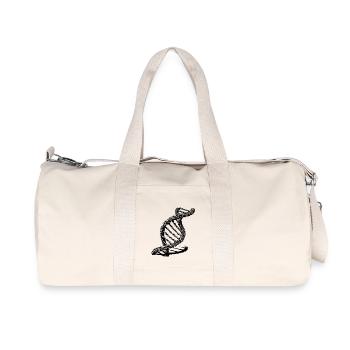 Curved DNA Necklace Extraordinary Necklaces - Recycled Canvas Sports Bag by Stanley/Stella - natural - Front