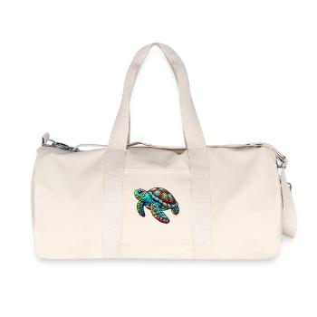 Turtle - Recycled Canvas Sports Bag by Stanley/Stella - natural - Front