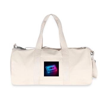 Back to 90's - Sac de sport en toile recyclée Stanley/Stella - blanc naturel - Devant