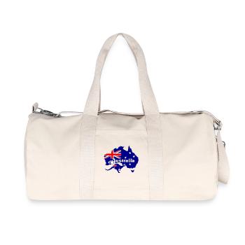Australia Shirt Australia Summer Shirt T-Shirt - Recycled Canvas Sports Bag by Stanley/Stella - natural - Front