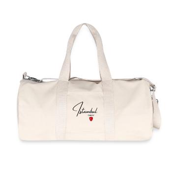 Design élégant Istanbul, fierté turque - Sac de sport en toile recyclée Stanley/Stella - blanc naturel - Devant