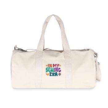 À l’époque de la couture - Sac de sport en toile recyclée Stanley/Stella - blanc naturel - Devant