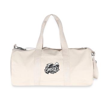Archangel Gabriel | Simple Graffiti Style - Recycled Canvas Sports Bag by Stanley/Stella - natural - Front
