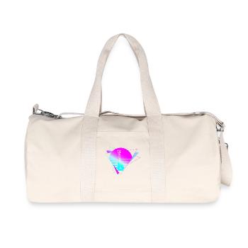 Hawaiian Ukulele Uke Retro 80s 90s - Recycled Canvas Sports Bag by Stanley/Stella - natural - Front
