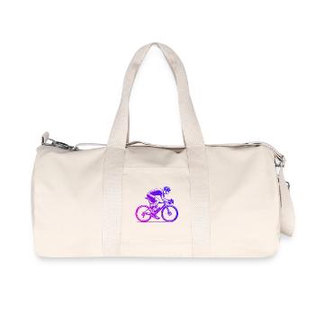 Road Bike Graphic for Road Bike - Recycled Canvas Sports Bag by Stanley/Stella - natural - Front