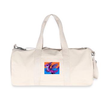 dragon - Sac de sport en toile recyclée Stanley/Stella - blanc naturel - Devant