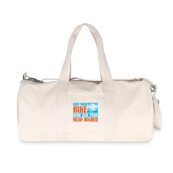 VTT VTT Vélo de Parole Descendance VTT - Sac de sport en toile recyclée Stanley/Stella - blanc naturel - Devant