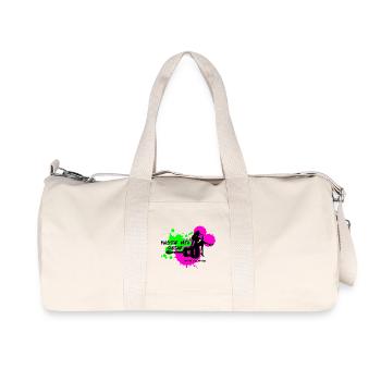 Master with guitar - Green Pink - Recycled Canvas Sports Bag by Stanley/Stella - natural - Front