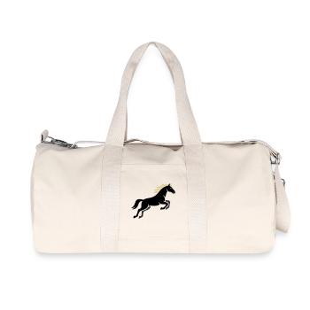 Noble Horse Mane Equestrian - Sac de sport en toile recyclée Stanley/Stella - blanc naturel - Devant