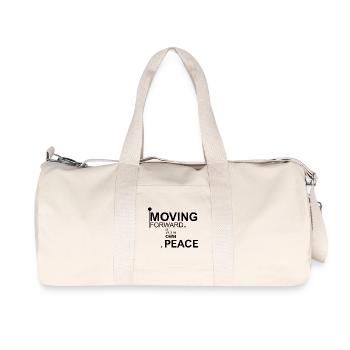 Moving forward at your own peace - Recycled Canvas Sports Bag by Stanley/Stella - natural - Front