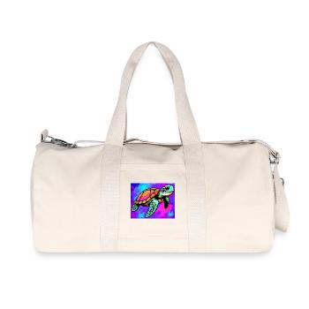 turtle - Recycled Canvas Sports Bag by Stanley/Stella - natural - Front