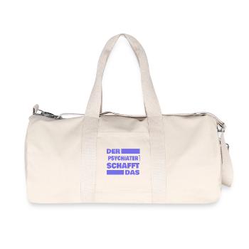 Beruf Psychiater - Recycelte Canvas-Sporttasche von Stanley/Stella - Naturweiß - Vorne