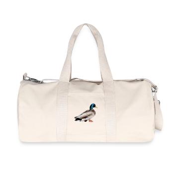 Mallard Male - Recycled Canvas Sports Bag by Stanley/Stella - natural - Front
