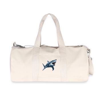 Megalodons Megalodon - Recycled Canvas Sports Bag by Stanley/Stella - natural - Front
