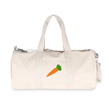 Carotte - Sac de sport en toile recyclée Stanley/Stella - blanc naturel - Devant