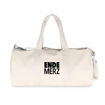 Ende Merz - Recycelte Canvas-Sporttasche von Stanley/Stella - Naturweiß - Vorne