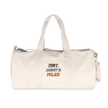 Dirt Sweat & Miles - Recycled Canvas Sports Bag by Stanley/Stella - natural - Front