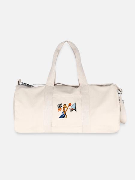 Du kannst mich nicht aufhalten - Recycelte Canvas-Sporttasche von Stanley/Stella - Naturweiß