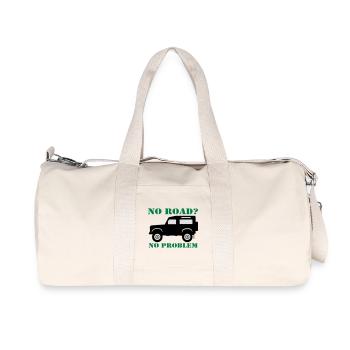 Offroad ,Geländewagen , 4x4 Fun , No Road (25) - Recycelte Canvas-Sporttasche von Stanley/Stella - Naturweiß - Vorne