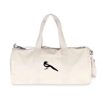 b i r d170 - Recycelte Canvas-Sporttasche von Stanley/Stella - Naturweiß - Vorne