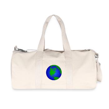 Erde - Recycelte Canvas-Sporttasche von Stanley/Stella - Naturweiß - Vorne