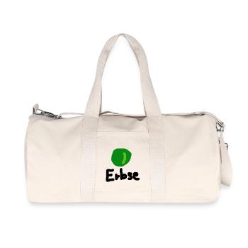 Erbse - Recycelte Canvas-Sporttasche von Stanley/Stella - Naturweiß - Vorne