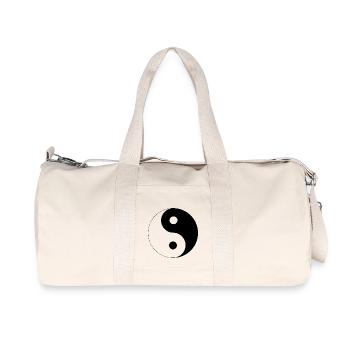 Ying Yang - Sac de sport en toile recyclée Stanley/Stella - blanc naturel - Devant
