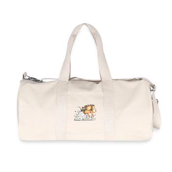 Sliding stop - Sac de sport en toile recyclée Stanley/Stella - blanc naturel - Devant