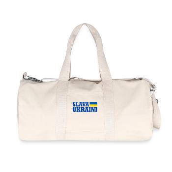 Slava ukraini - Recycled Canvas Sports Bag by Stanley/Stella - natural - Front